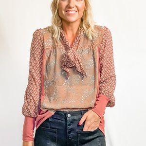 Sophia Tie Neck Blouse